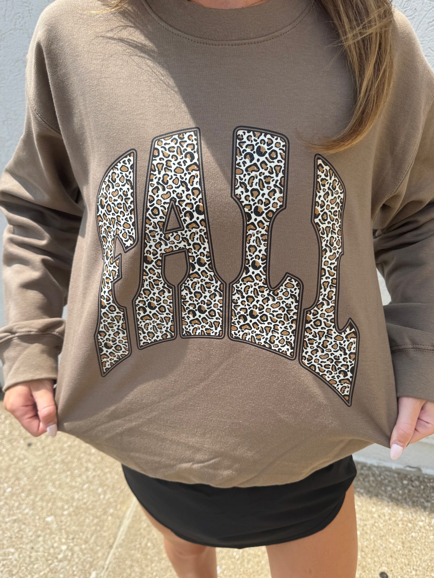 Cheetah Fall Crewenck Sweatshirt