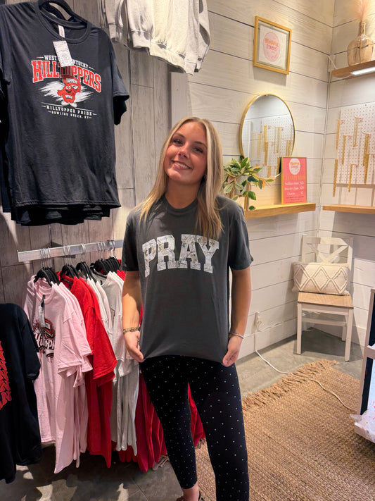 Camo Pray Comfort Colors Graphic Tee