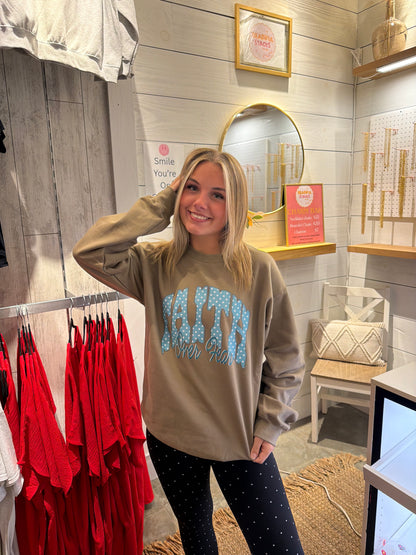 Faith Over Fear Crewneck Sweatshirt