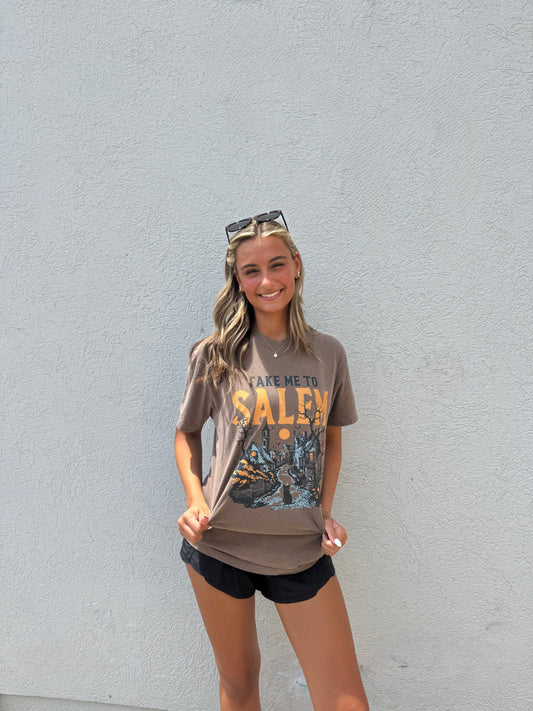 Take Me to Salem Halloween Graphic Tee