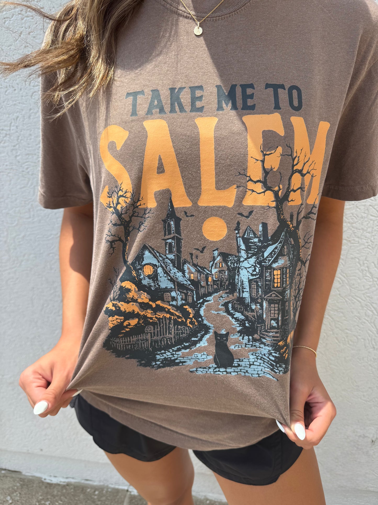 Take Me to Salem Halloween Graphic Tee