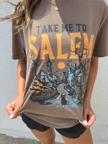 Take Me to Salem Halloween Graphic Tee