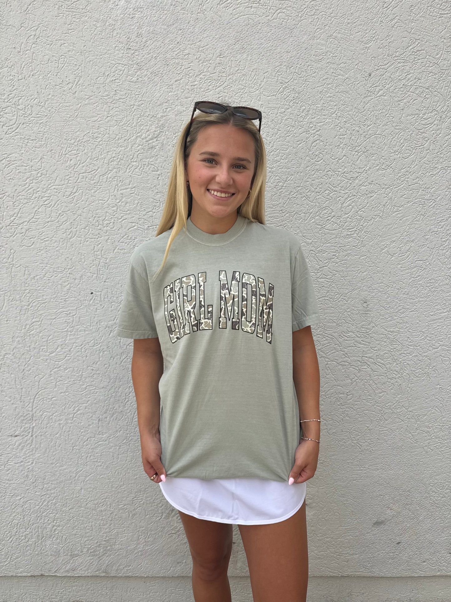 Girl Mom Camo Graphic Tee