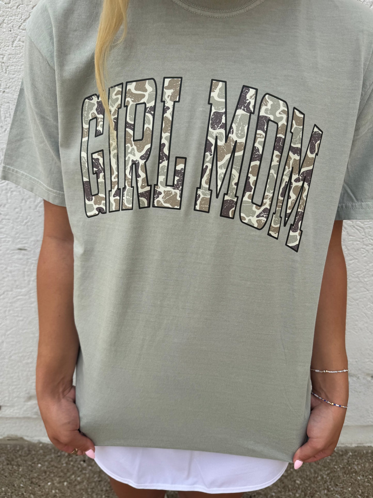 Girl Mom Camo Graphic Tee